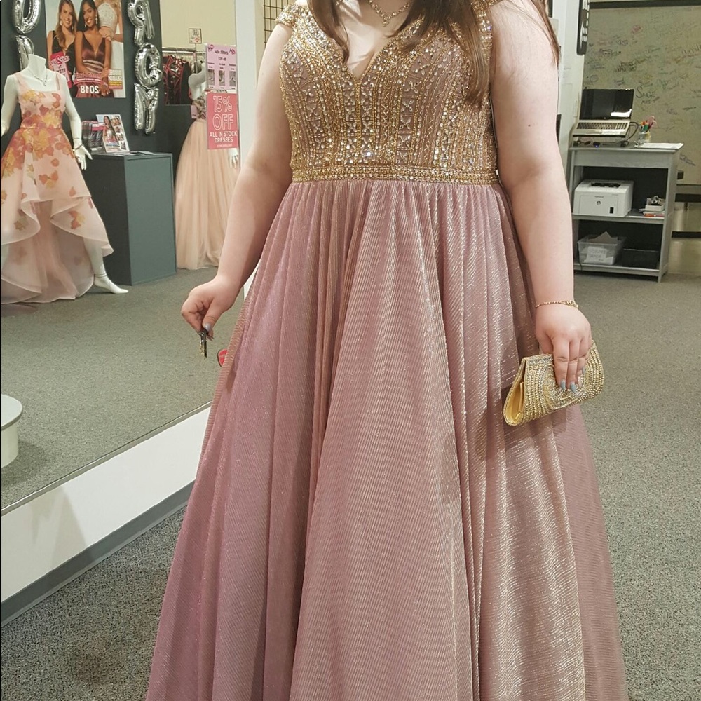 Blush Prom Dress
